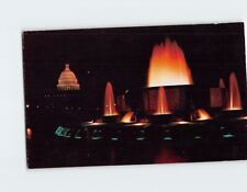 Postcard United States Capitol at Night Washington DC picture