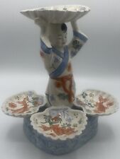 Vintage Chinese Porcelain Figurine Holding Shells picture