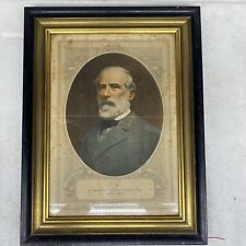 Framed Portrait of Robert E Lee Confederate General picture