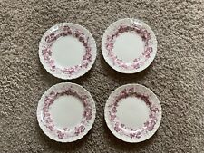 Set of 4 Wedgwood Old Vine Purple Mulberry Bread Plates England  picture
