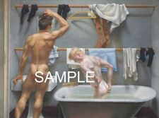 Muscular Gay Men Naked Locker Room Hunk Male Cute Butt Jock HD 8X10 Print 7007 picture