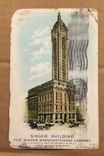 1901 USED .01 PC - SINGER BLDG, HIGHEST IN THE WORLD, NEW YORK CITY, NEW YORK picture
