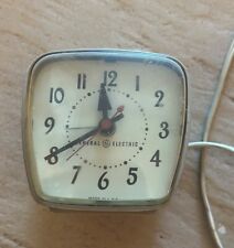 Vintage 1960’s General Electric GE Alarm Clock Model 7220E Tan Beige picture