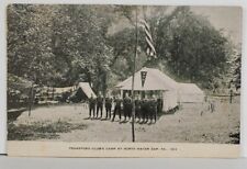 North Water Gap Pennsylvania FRANKFORD CLUB'S CAMP 1915 YOUNG MEN POSTCARD Q16 picture