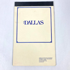 Vintage AIB American Institute  of Banking Dallas TX Advertising Note Pad Paper picture