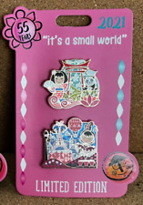 Disneyland It s A Small World 55 Years Asia & Paris 2 pin set picture