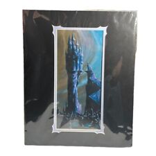 Disney Forbidden Mountain Matted Print Brian Crosby Sleeping Beauty Maleficent picture