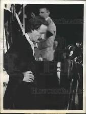 1937 Press Photo Dr Jean Piccard Speaks Before Stratoisphere Test Flight picture