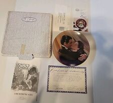W L George Gone with the Wind 'Marry Me Scarlet' Collectors Plate  COA Box Docs picture