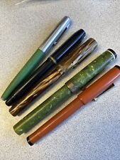 Lot Vintage Fountain Pen Celluloid American Wearever Arnold For Repair picture
