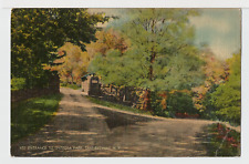 Postcard NY New York Tannersville Entrance to Onteora Park Linen Posted 1959 picture