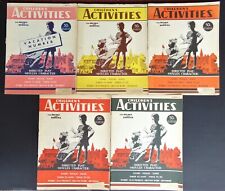 Childrens Activities Magazine Lot (5) 1948 Vintage Advertisements Games Projects picture