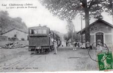 CPA 38 CHATONNAY LA GARE ARRIVEE DU TRAMWAY (CLOSE-UP SUPERB CPA picture