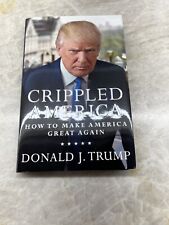 DONALD TRUMP SIGNED, CERTIFIED AUTOGRAPH CRIPPLED AMERICA picture