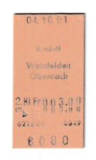 SWITZERLAND      *          Kradolf     -   Weinfelden         1991 picture