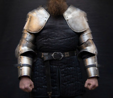 FULL PLATE ARMS MEDIEVAL STEEL ARMS Freyhand Medieval Heavy Halloween Costume picture