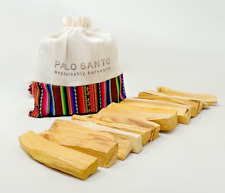 10  PALO SANTO-HOLLY WOOD STICKS FROM PERU  100% NATURAL with FREE REUSABLE BAG picture