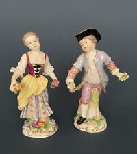 Pair of Antique Vienna Porcelain Figures of Gardeners Late 19 Early 20 Centuries picture