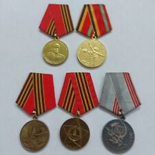 USSR Russia Medal Zukov Victory WW2 Veteran, Lot  5 pcs.#584B picture