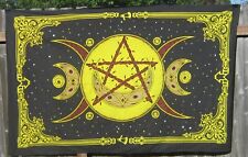 Large TRIPLE GODDESS MOON 100% Cotton TAPESTRY 84