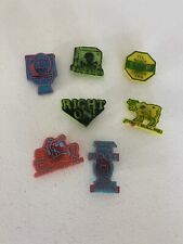 Lot Of Vintage 60s 70s Magnets Pop Art Speed Kills Just Passin Thru Right On  picture