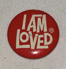 I Am Loved Vintage Pin Button Small picture