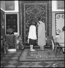 Exhibition of Smyrna carpets 1951 Exhibition of Smyrna carpets 1951 Old Photo picture