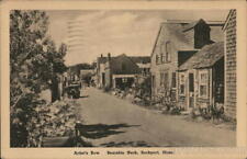 1949 Rockport,MA Artist's Row,Bearskin Neck Essex County Massachusetts Postcard picture