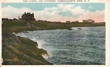Vintage Postcard 1931 Scenic Cliffs & Dunmere Narragansett Pier Rhode Island RI picture