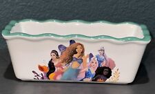 DISNEY Little Mermaid Stoneware Baking Loaf Pan Dish 5” X 2” Never Used picture