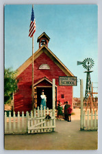 Postcard California Knotts Berry Farm Ghost Town Little Red School House  F933 picture