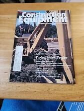 Dec 1985 Construction Equipment Magazine  Koehring Peterbilt Caterpillar  picture