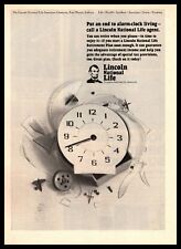 1967 Lincoln National Life Insurance Broken Alarm Clock Retirement Plan Print Ad picture