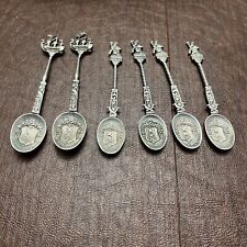 Vintage Collector Spoons  Set Of 6 picture