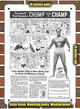 Metal Sign - 1949 Charles Atlas Muscles- 10x14 inches picture
