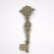 Vintage SOLID BRASS Fancy Skeleton Key Wall Decoration picture