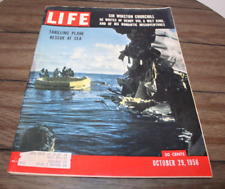 Vintage Life Magazine OCTOBER 29, 1956 Sir Winston Churchill PLANE RESCUE AT SEA picture