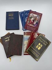Lot of 10 Pocket Size Vintage Prayer Books 1925 & up Catholic Jesus God Saint picture