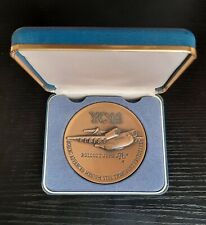 VTG Boeing USAF YC-14 Rollout June 76 US Air Force Plaque Coin Medallion w/Case picture