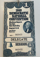 1980 Democratic National Convention Madison Square Garden DNC Member COMPLETE picture