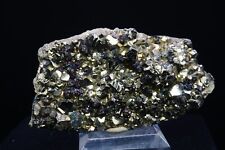 Iridescent Sphalerite & Pyrite / 7.3cm Mineral Specimen / Huanzala Mine, Peru picture