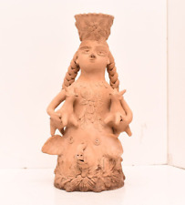 Mexican Oaxaca Teodora Blanco Folk Art Pottery Clay VTG Figure Sculpture 15