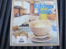 Vintage Cobra 1960s Kitchen Baking Scale Cobra NOS Smoked Amber Bowl picture