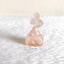 1940s Vintage Pink Shade Glass Perfume Bottle Japan Decorative Collectible GL678 picture