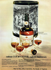 1967 Advertising 0223 Cognac Courvoisier Trash Box + 4 Ve picture