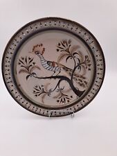 Vintage, Rare,Ken Edwards Peacock Mexican Tonala Display Plate 10 in picture