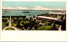 Postcard The Harbor and Gardens of The Colonial Hotel in Nassau, Bahama Island picture