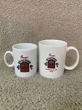 Set Of 2 - Chick-fil-A Dwarf House Coffee Mug Hapeville GA picture