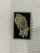 Vintage PRAYING HANDS #1850 Gold Embossed Seals/Stickers Standard Publishing OH picture
