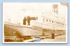 RPPC SS Northwestern 1/22/1916 Juneau Alaska AK Bombed 1942 Postcard N14 picture